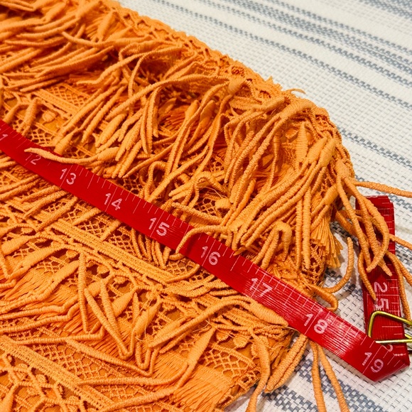 “ let me be fringed” 🍊tubed mini dress for Anthropologie - Picture 7 of 13